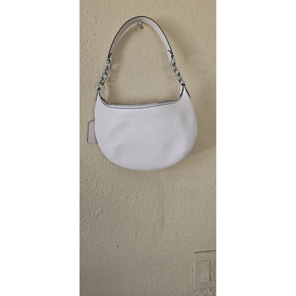Coach Mini Payton Bag Shoulder Bag In Silver/Chalk CN011 NWT - Picture 6 of 6